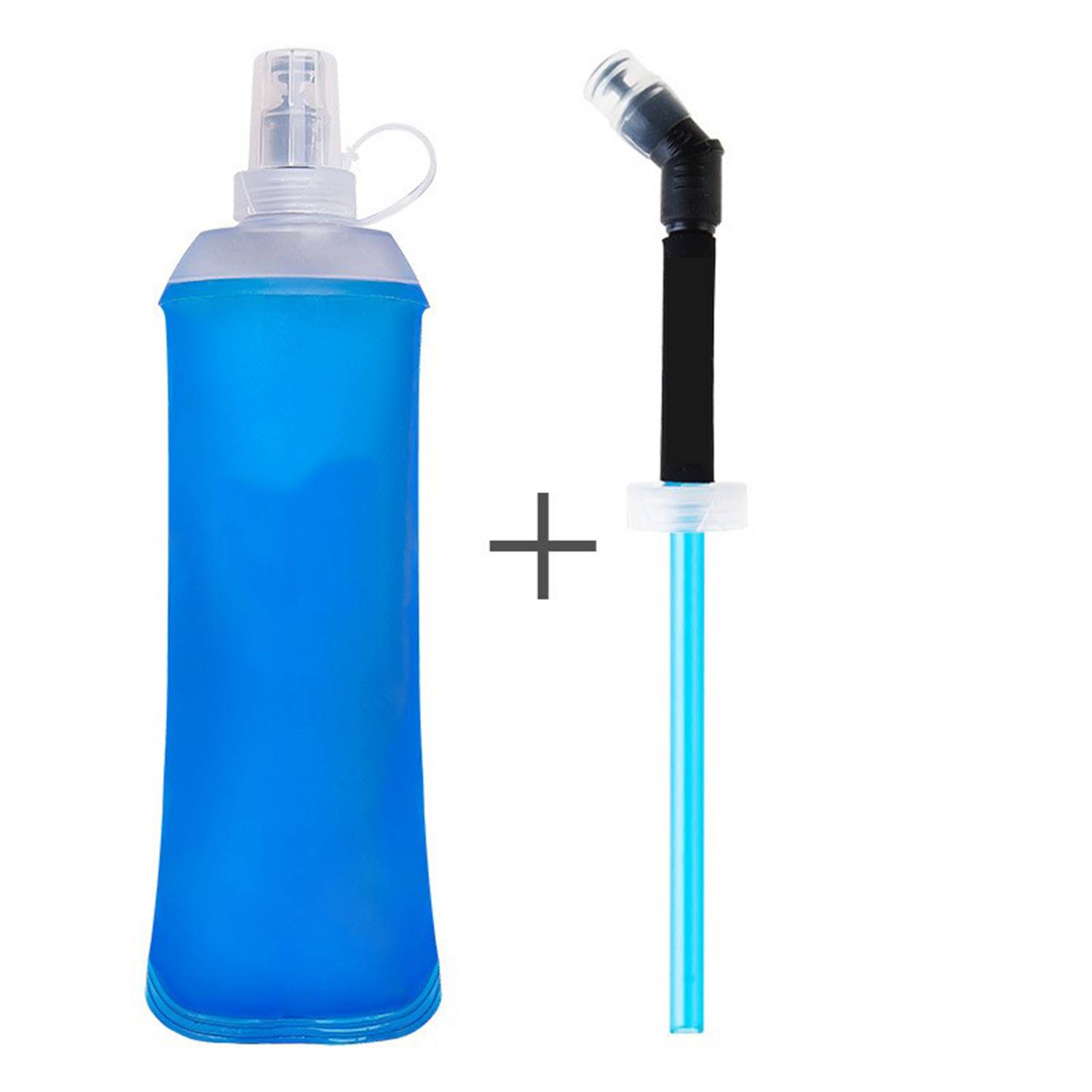17.5oz Collap portable soft food grade water bottle 8