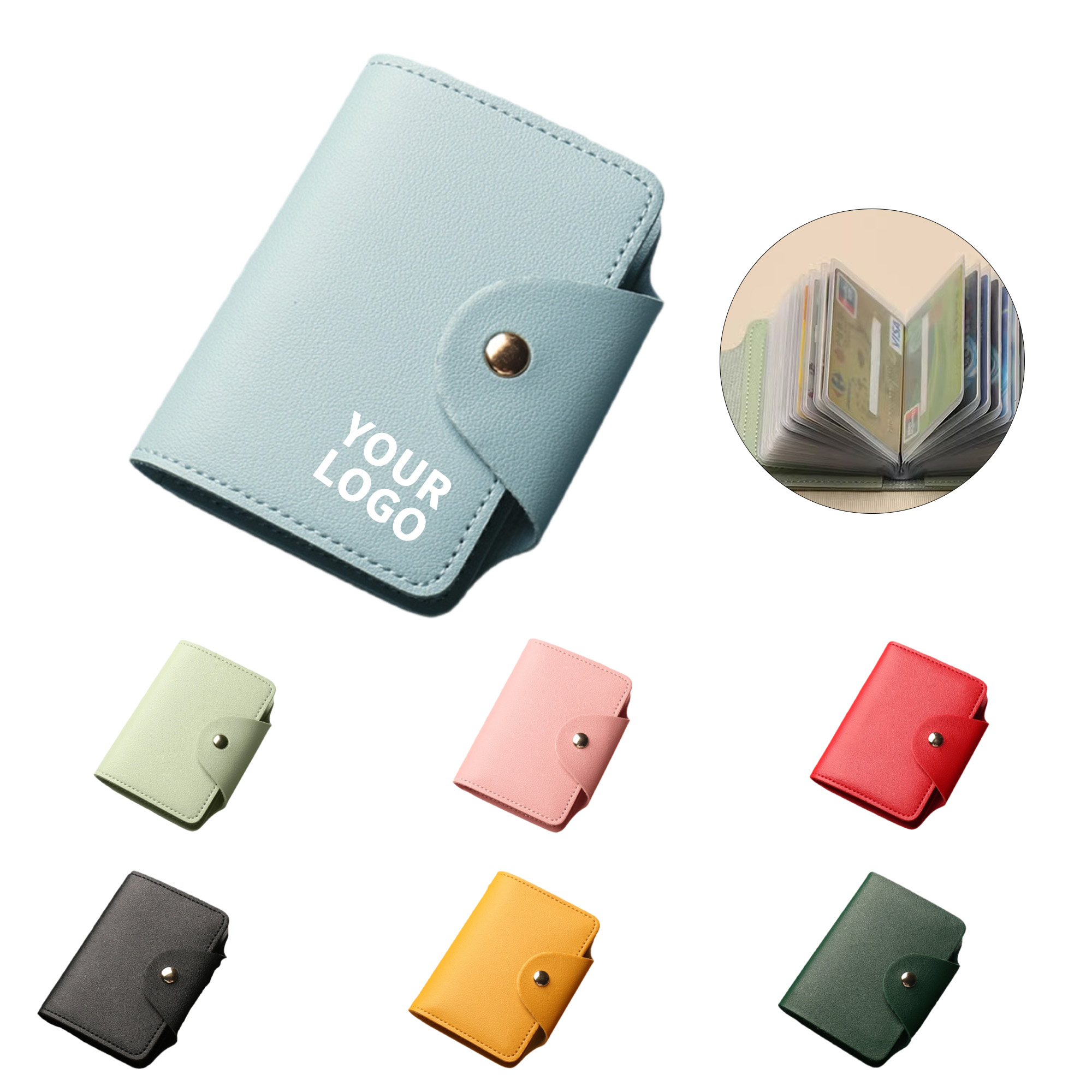 Genuine Leather Card Holder With 22 Slot 5