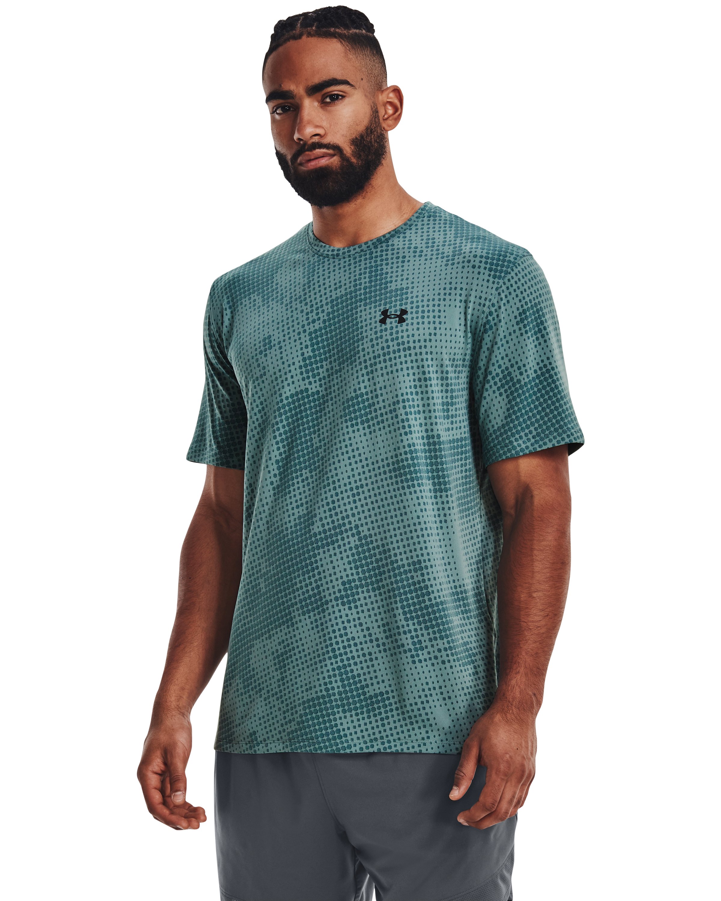 UA Vent Jacquard Men's Training Short Sleeve 5