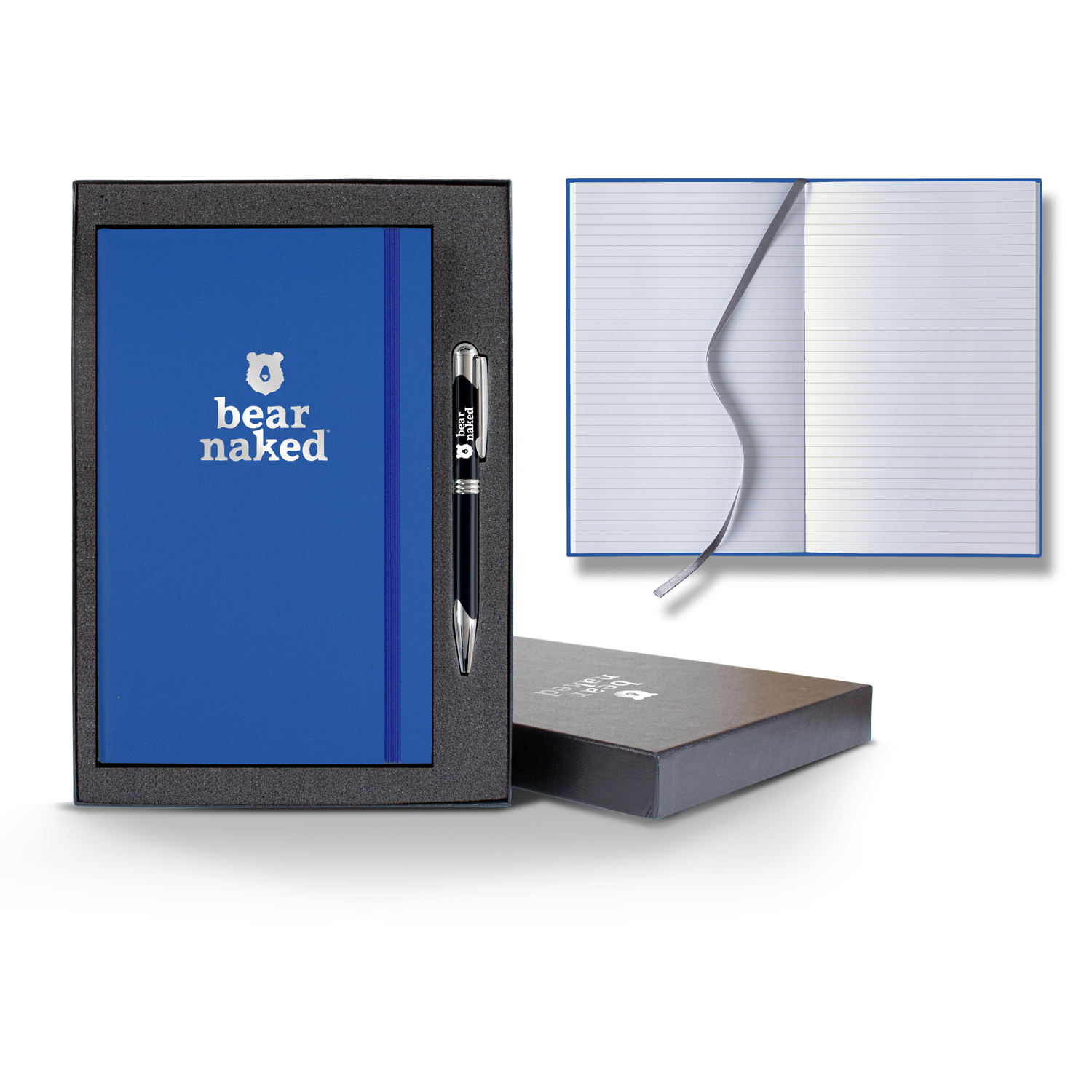 Castelli Matra Banded Medio Lined White Page Journal Gift Set 6