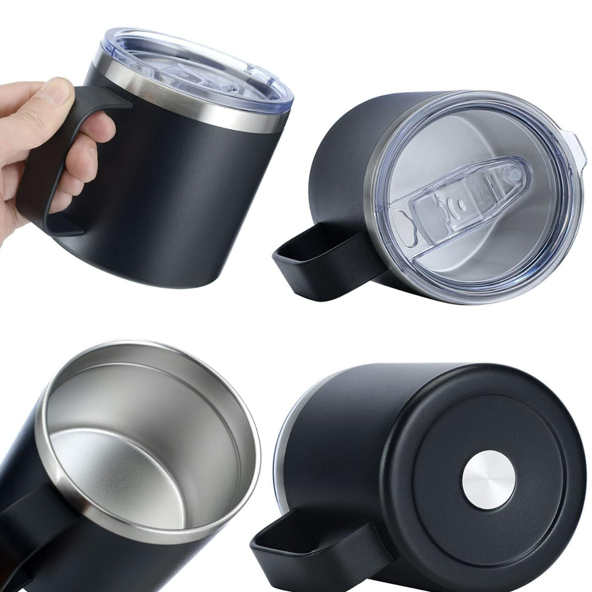 12oz Vacuum Insulated Mug with Handle 2