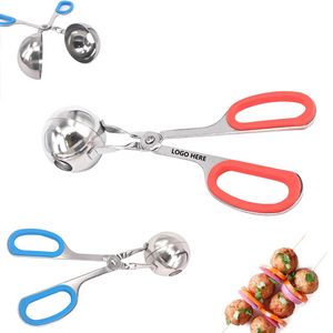 Large Metal Meatball Maker Scooper With Soft Grip 23