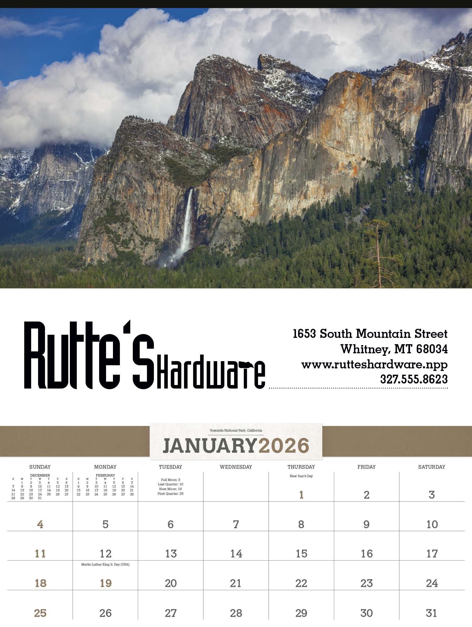 Triumph® Calendars American Splendor with Date Blocks Calendar 9