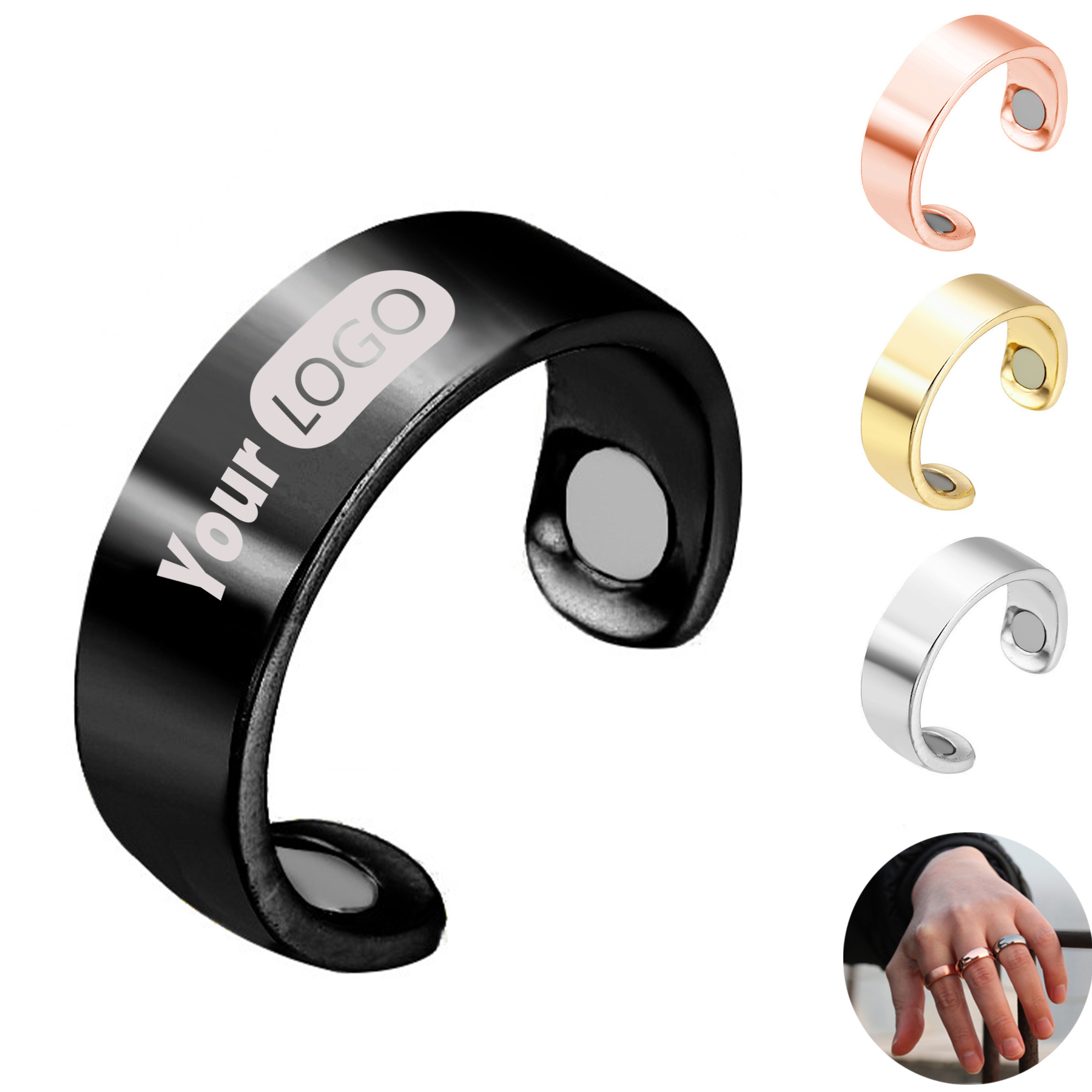 Adjustable Magnetic Ring for Men and Women 3
