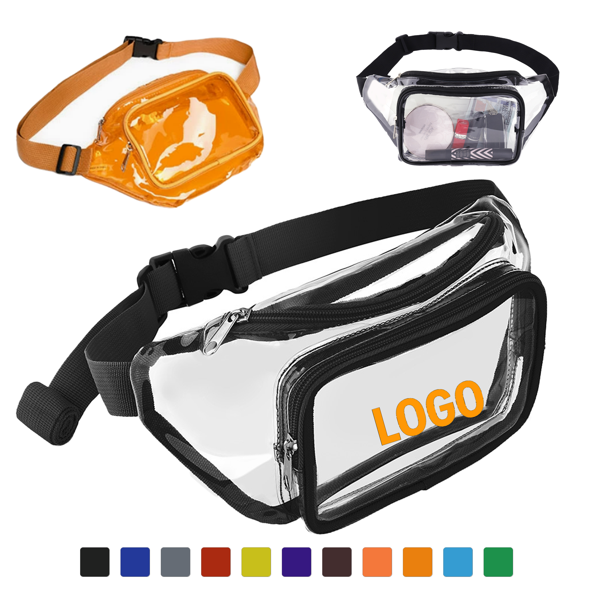 Clear PVC Fanny Pack 2