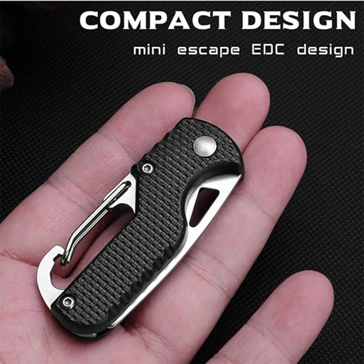 Safety And Useful Compact Mini Folding Keychain Knife 4