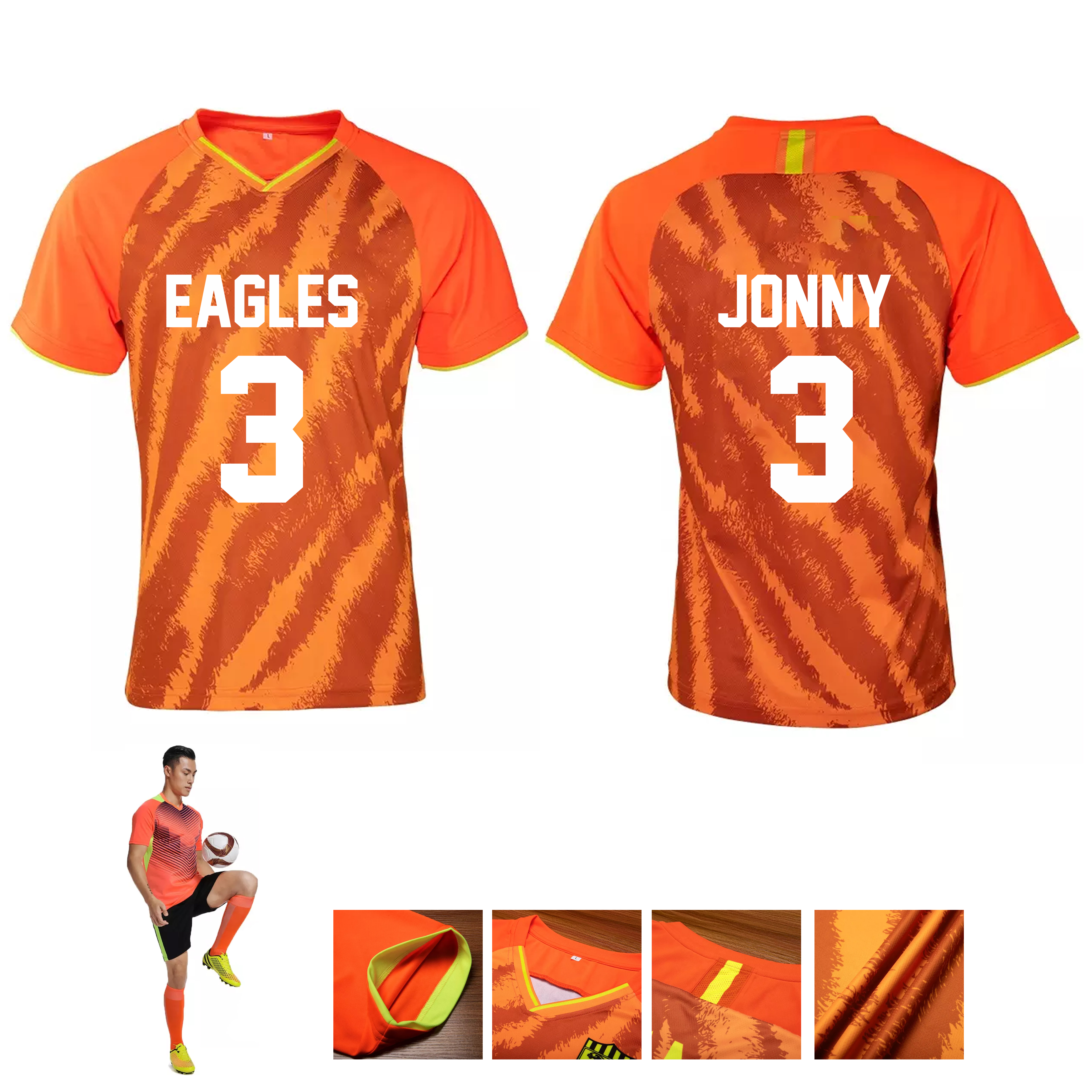 Treble Personalized Soccer Jersey 1