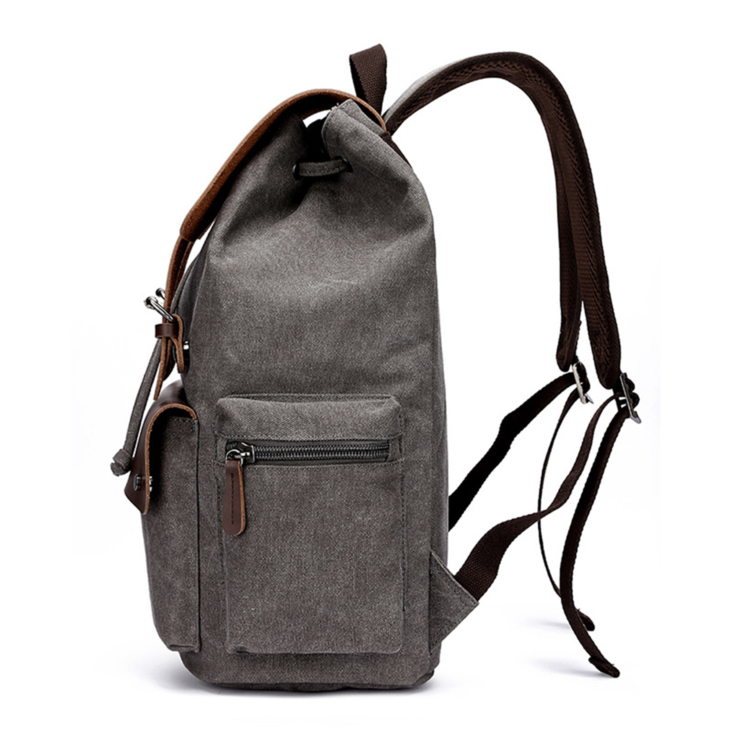 Customizable Canvas Laptop Backpack for Men 3
