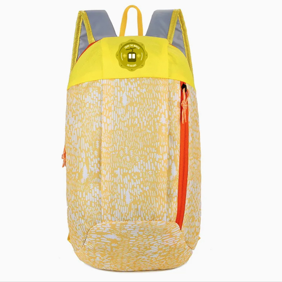 Stock Brushstroke Waterproof Nylon Backpack - 15.8x8.7x4 in 9