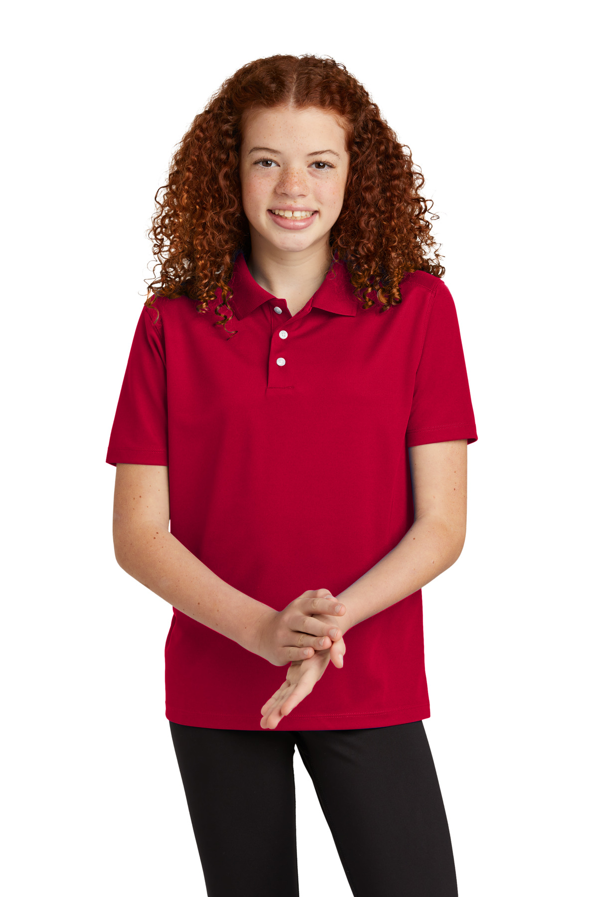 Sport-Tek® Youth UV Micropique Polo 3