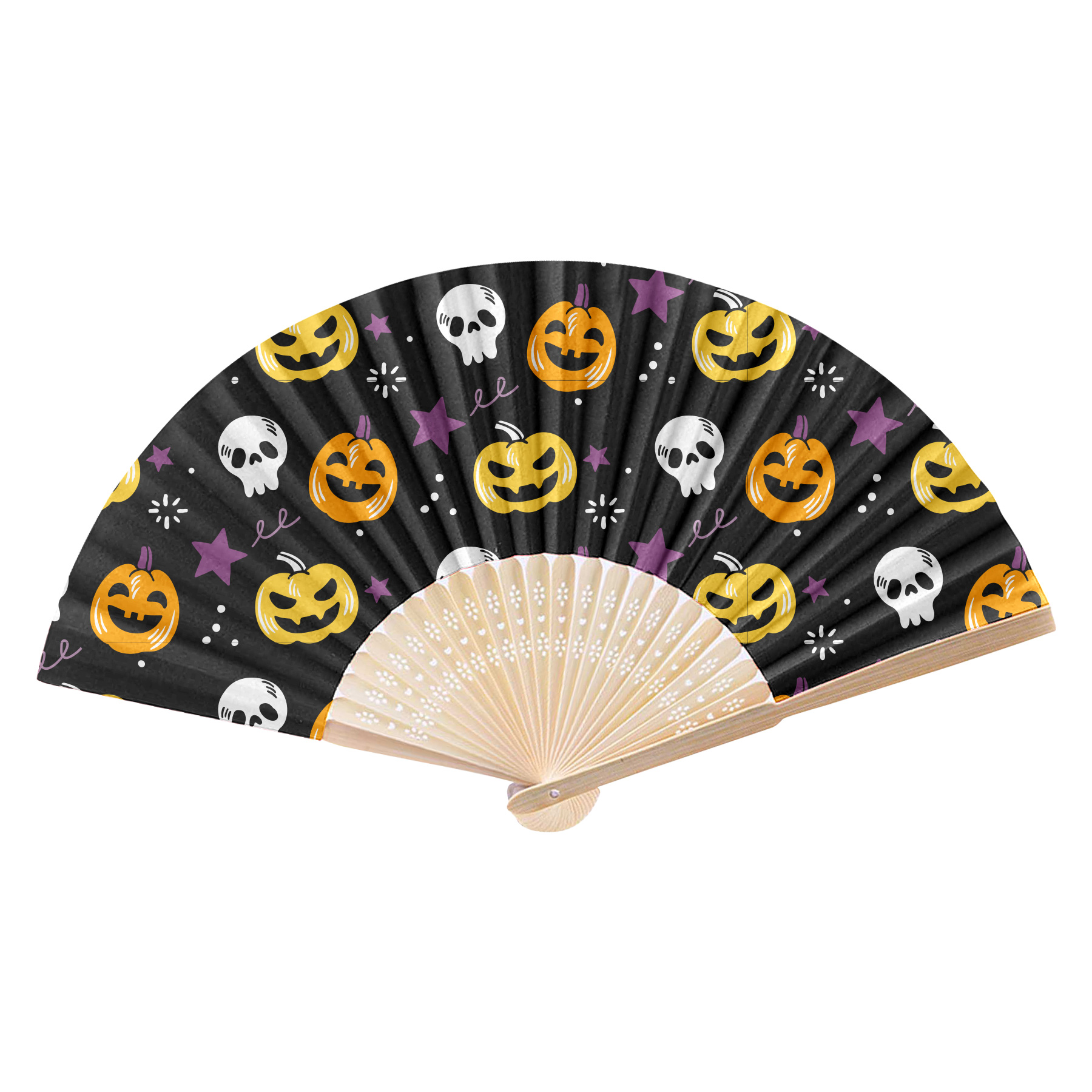 Foldable Bamboo Paper Fan 16
