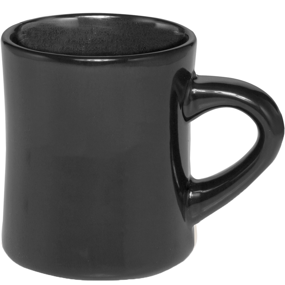 12 oz. Thick Grip Glossy Ceramic Diner Mug 3