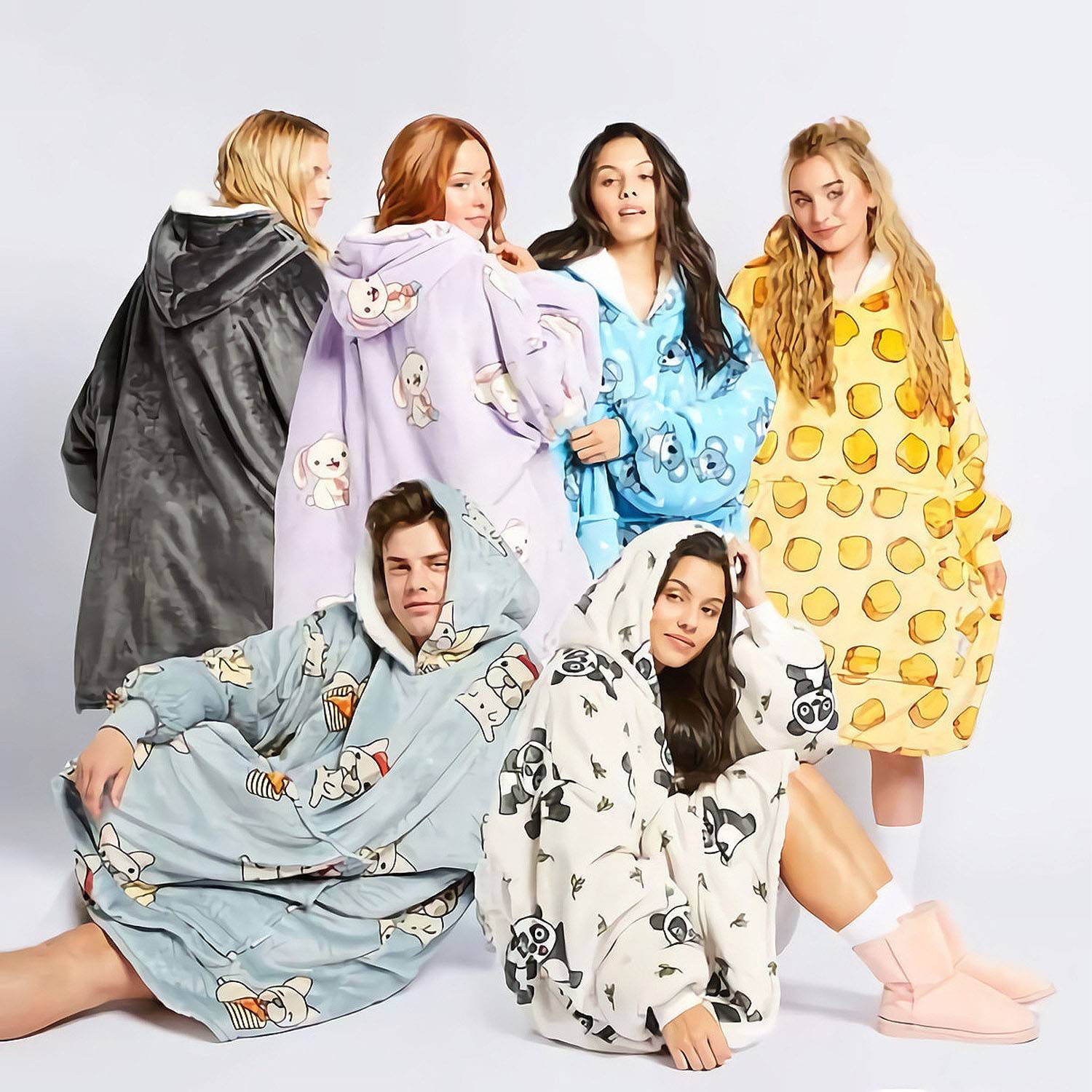 Hoodie Blanket, custom hoodie or sweatshirt with logo imprint 6