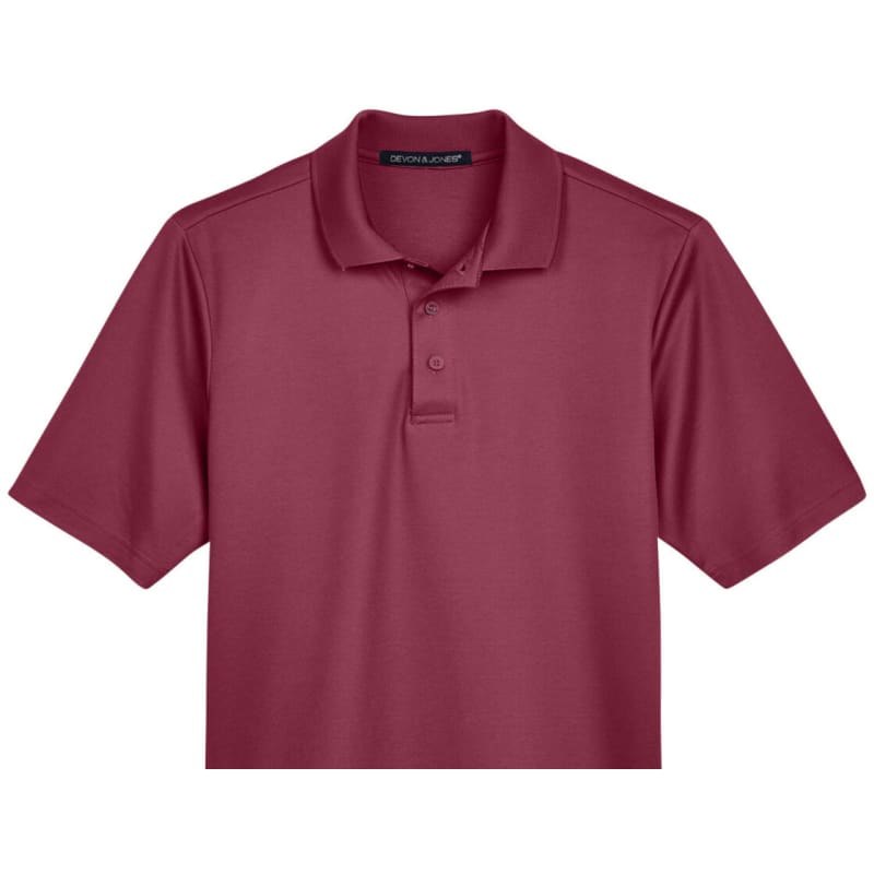 Devon & Jones CrownLux Performance™ Men's Plaited Polo 19