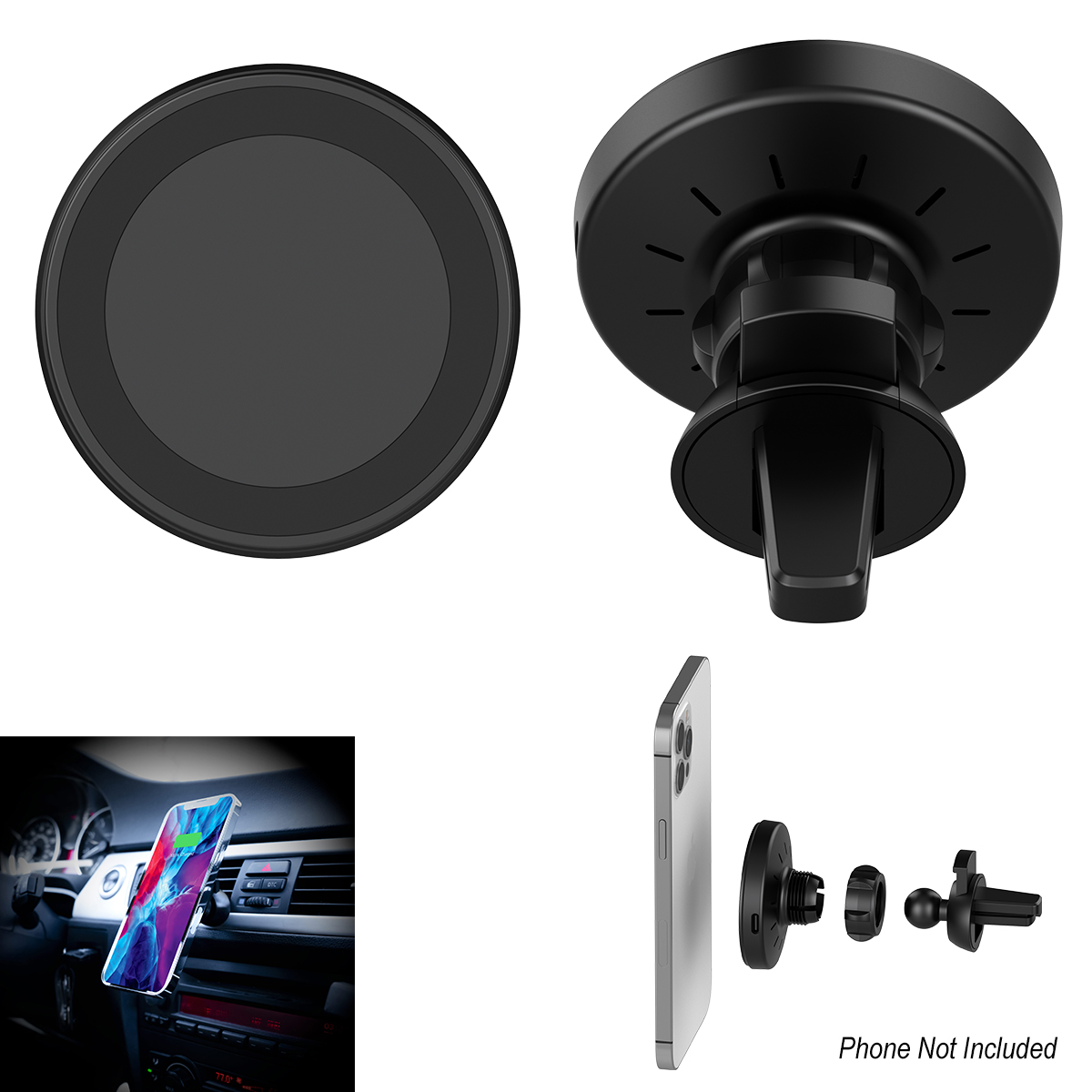 PhoneSuit Mag Max Car Mount & Wireless Charger 4