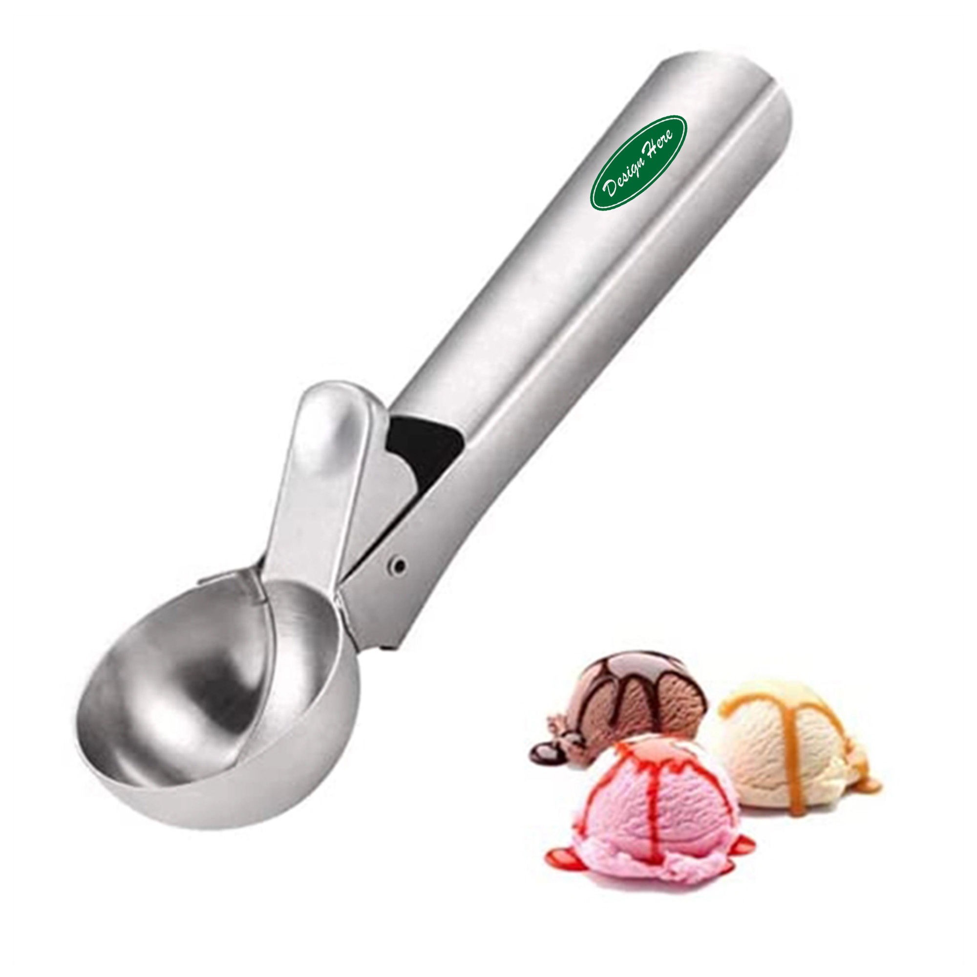 Stainless Steel Ice Cream Scoop 8