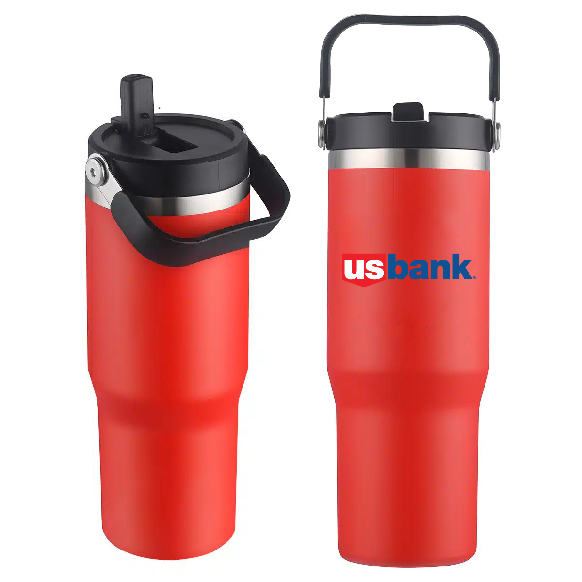 EcoSip 30OZ insulated Tumbler With Integrated Swivel Handle 15