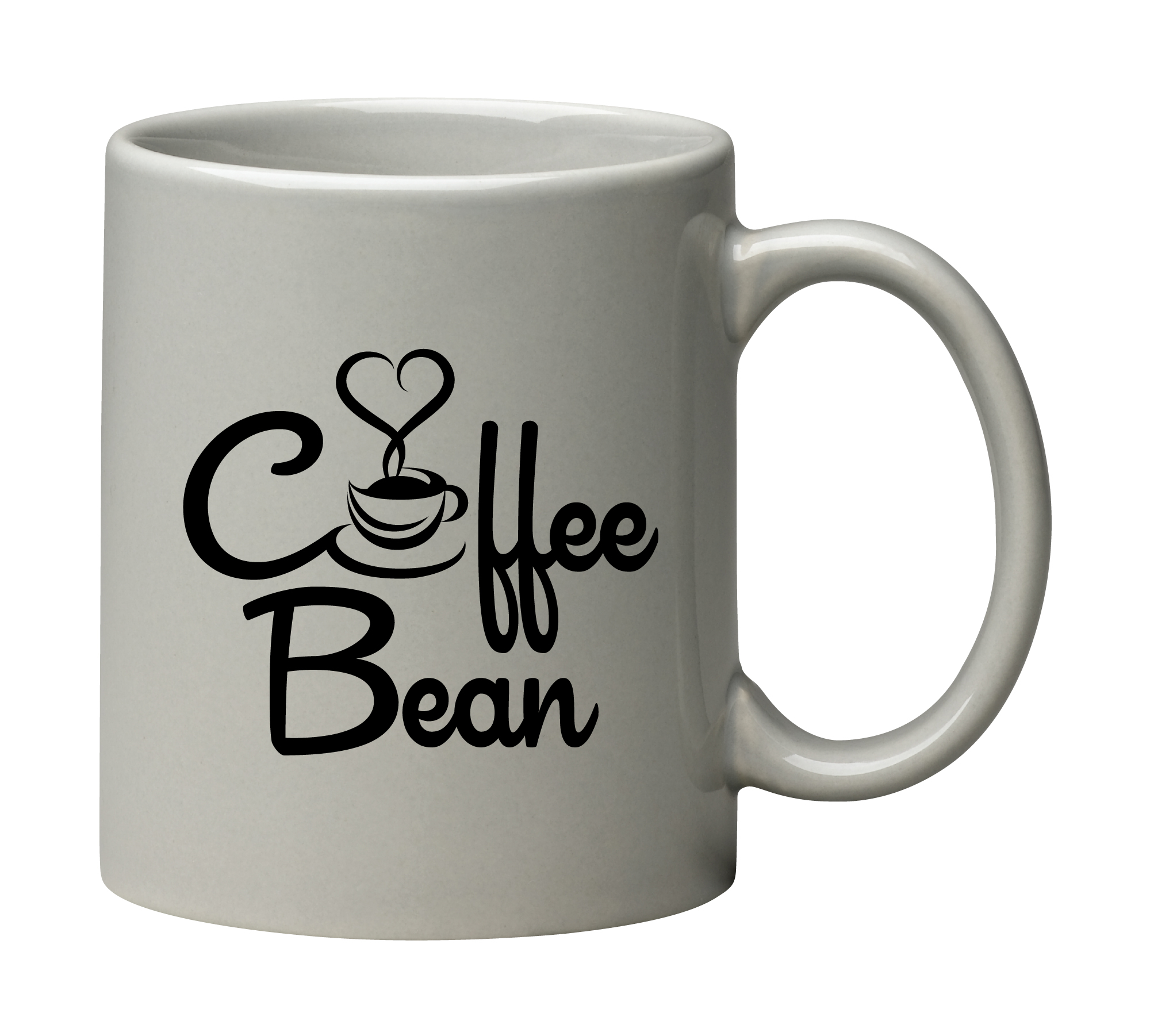 11 oz Light Gray C Handle Mug
