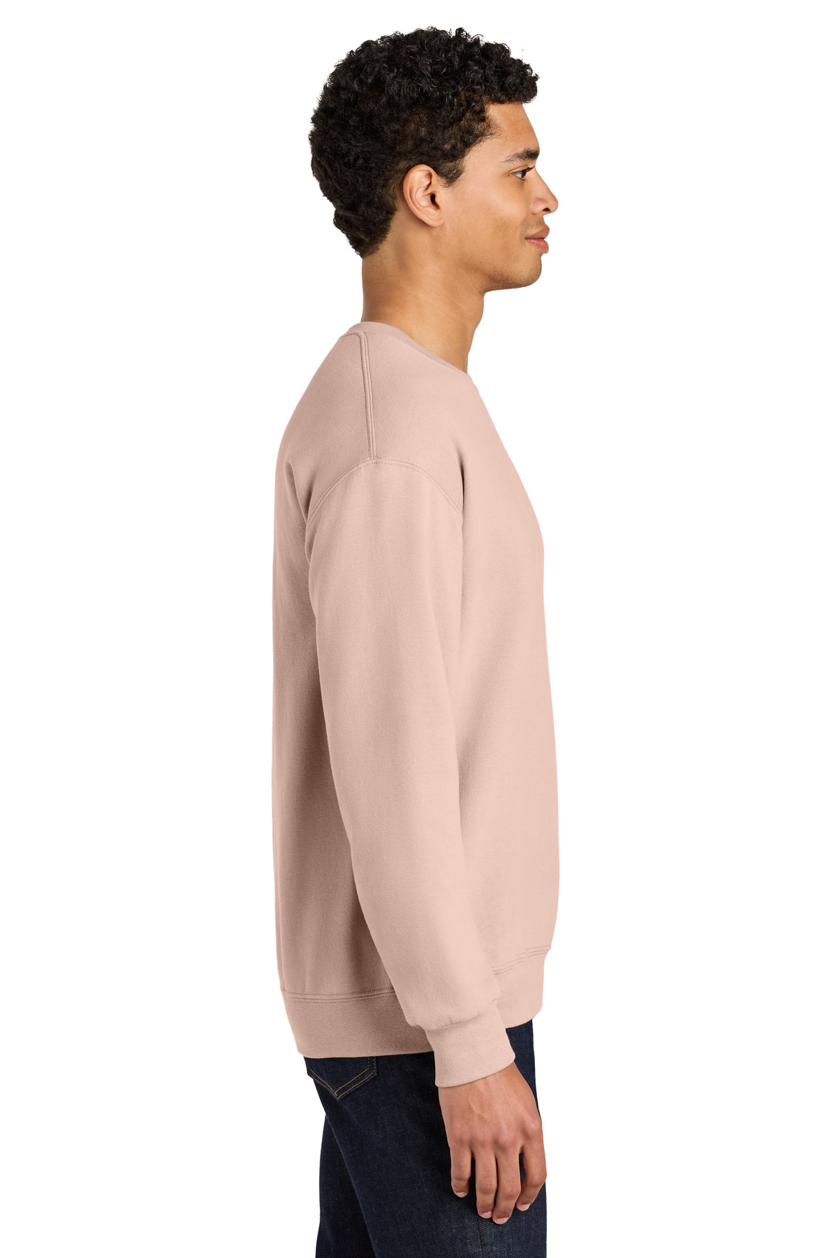 Jerzees Ultimate Unisex CVC Ring Spun Crewneck Sweatshirt IC48M 1