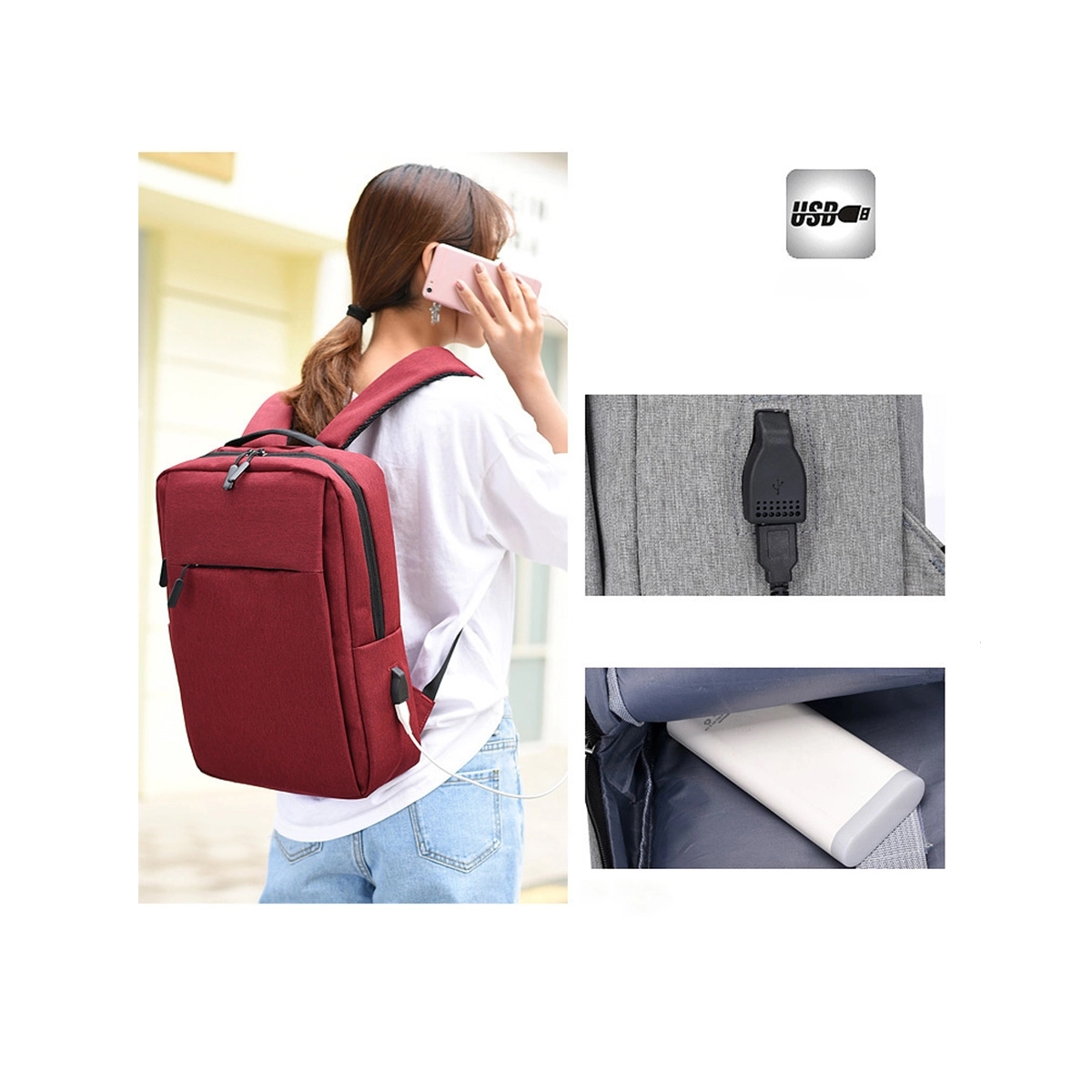 Water Resistant Laptop Backpack 4