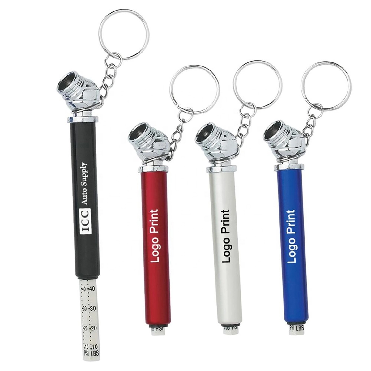 Mini Promotional Tire Pressure Gauge Keychain 2