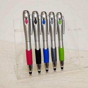 LED Flashlight Pen With Stylus 24