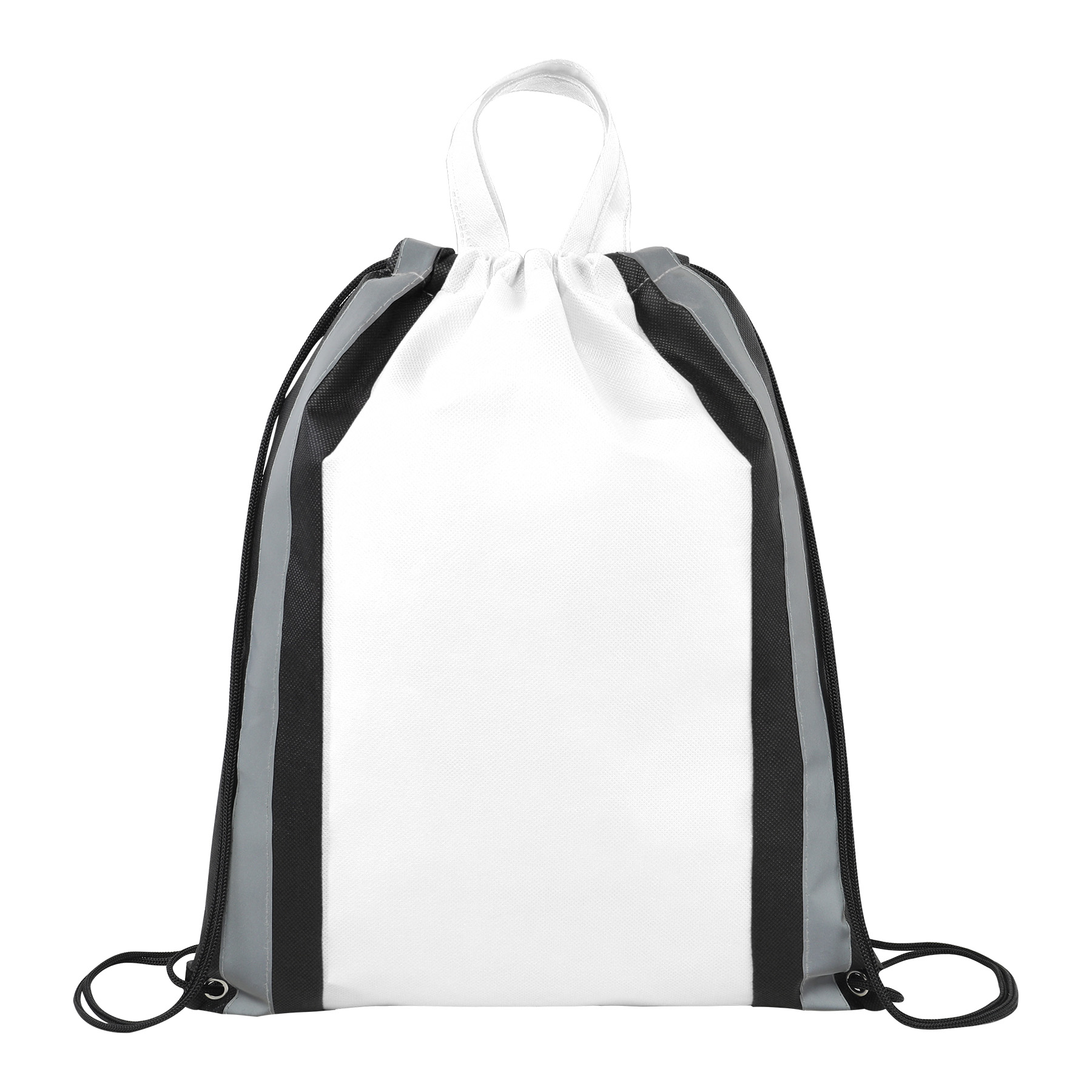 Small Reflective Non-Woven Drawstring Bag 30