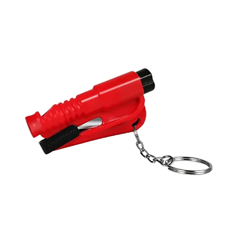 Mini Whistle Car Window Breaker Keyring Cutter 2