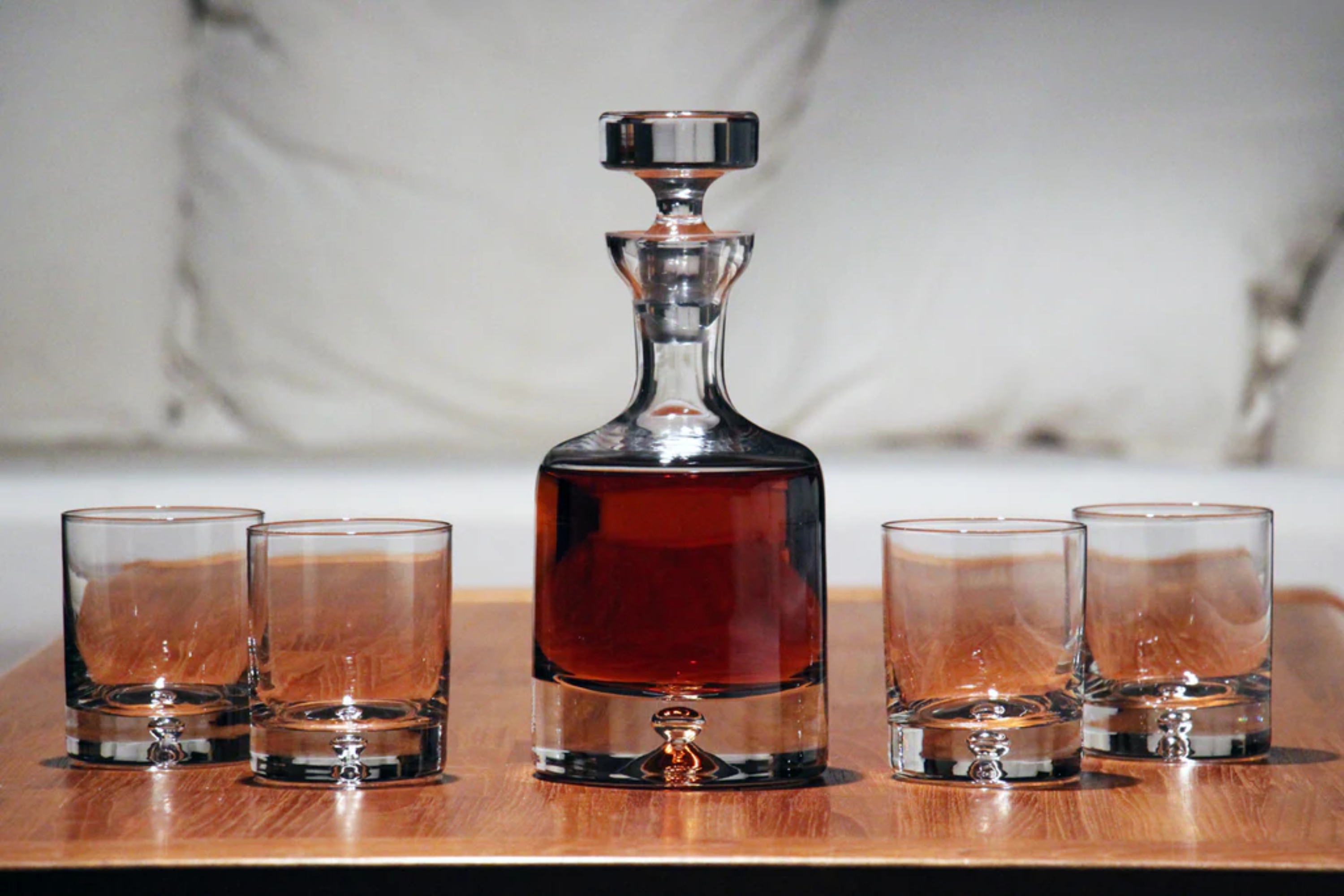 Taylor Double Old Fashioned Decanter Gift Set Lead-Free Crystal 3