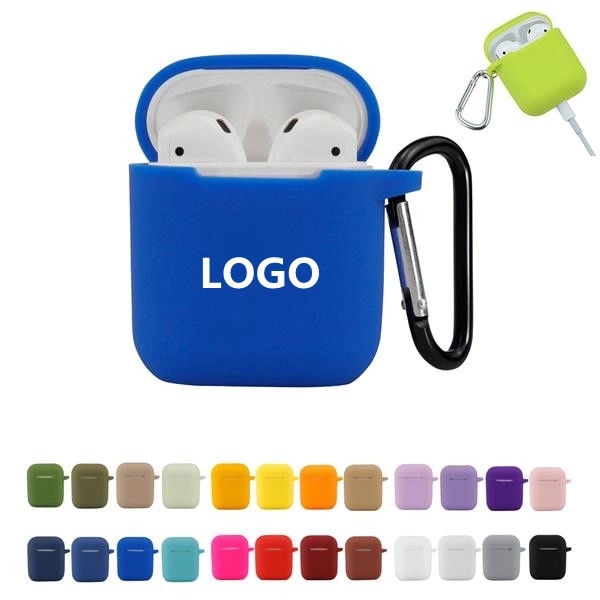 Silicone Ear Pod Case with Carabiner 3