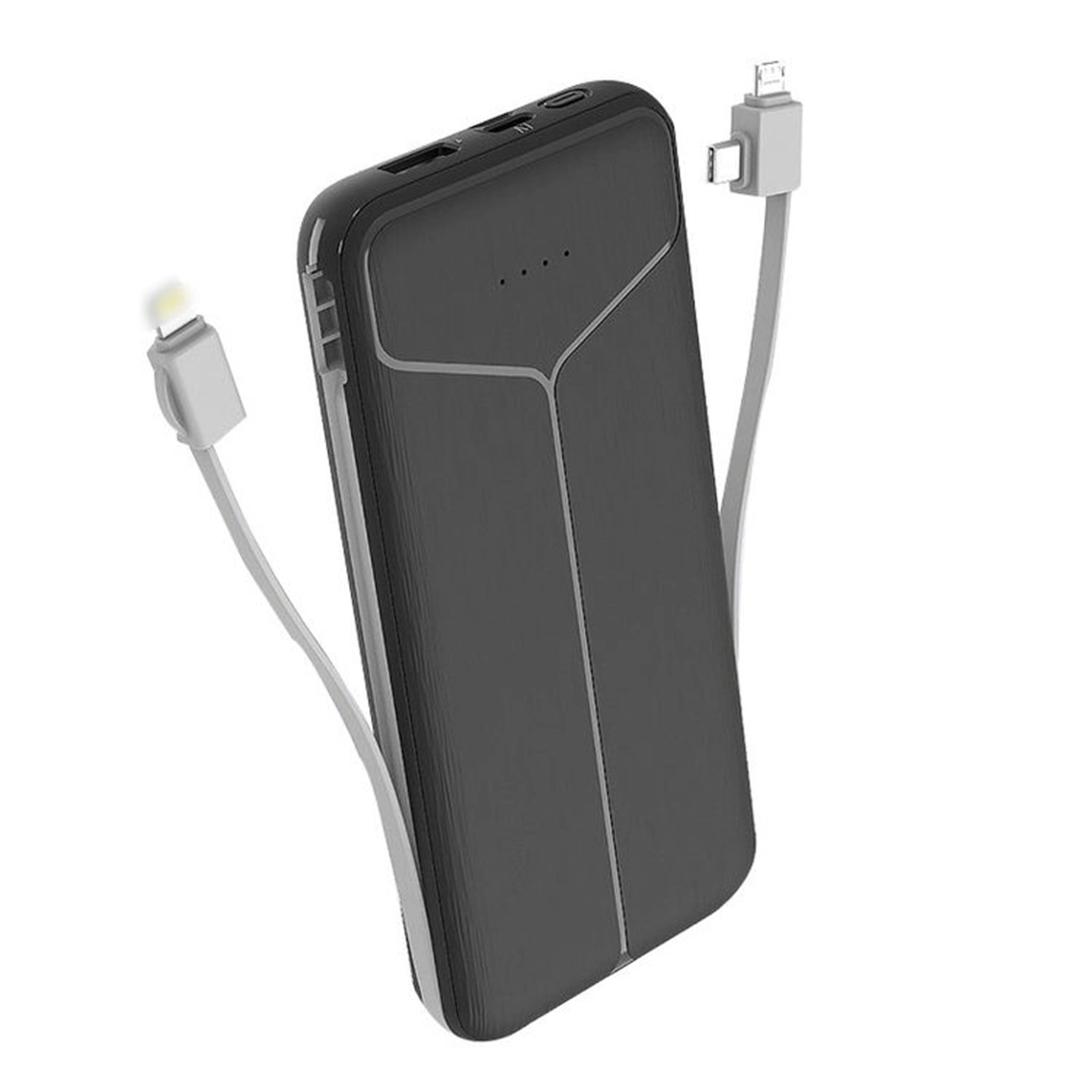 10000 mAh Power Bank with Wall Plug-in and Cable 3