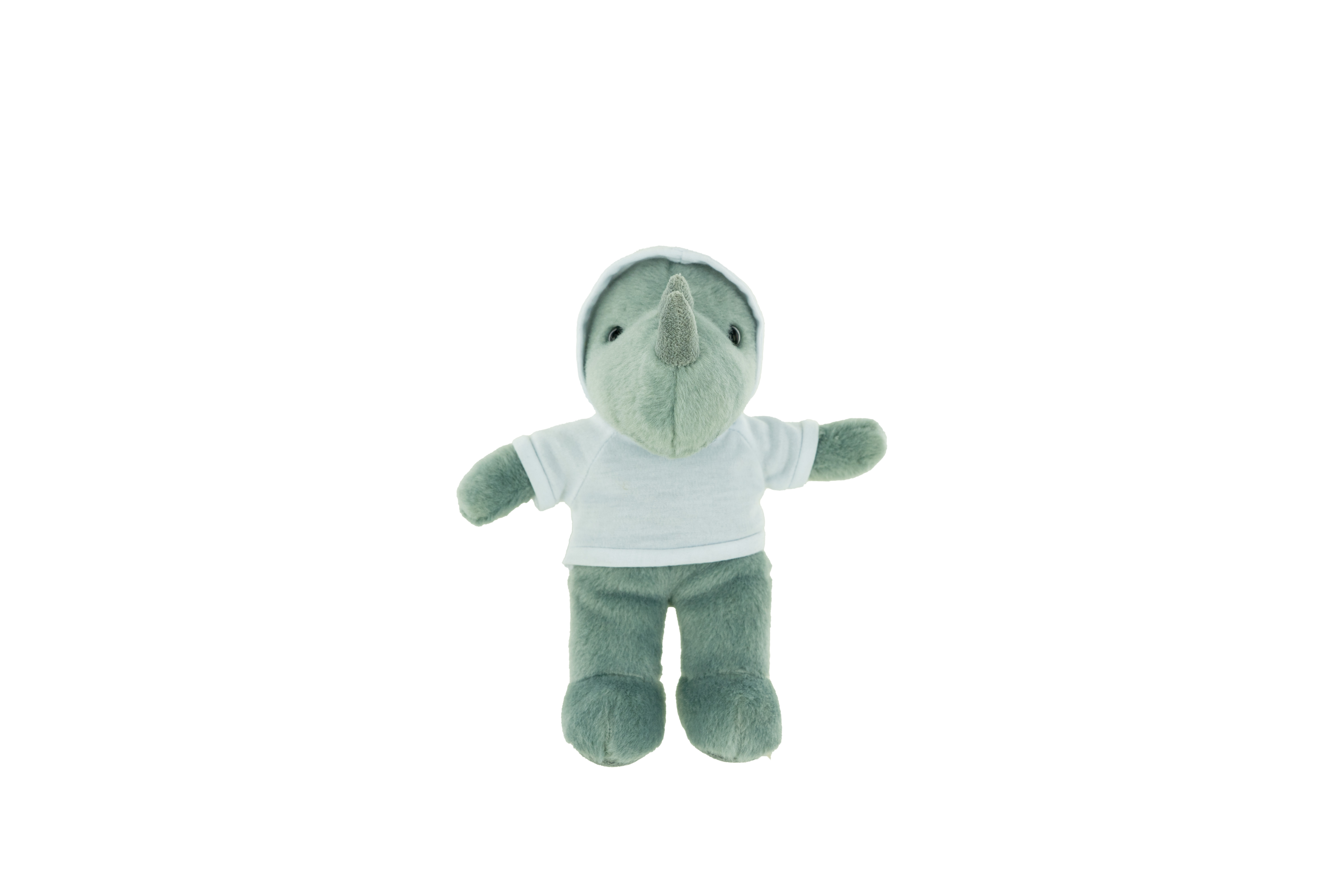 Plush Rhino with Hoodie 3