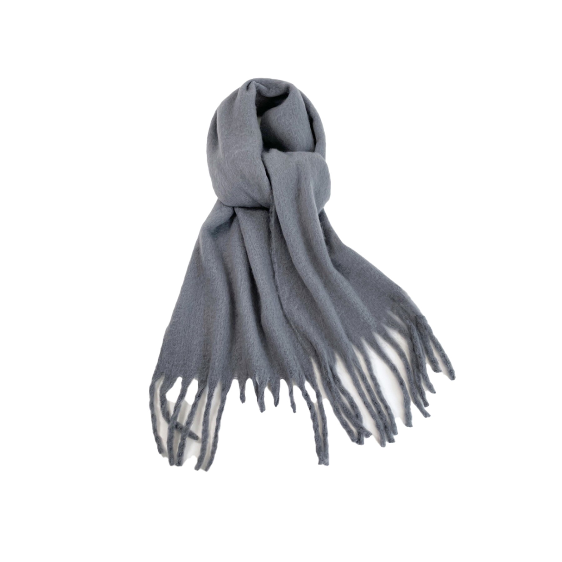Winter Scarf With Tassel 11