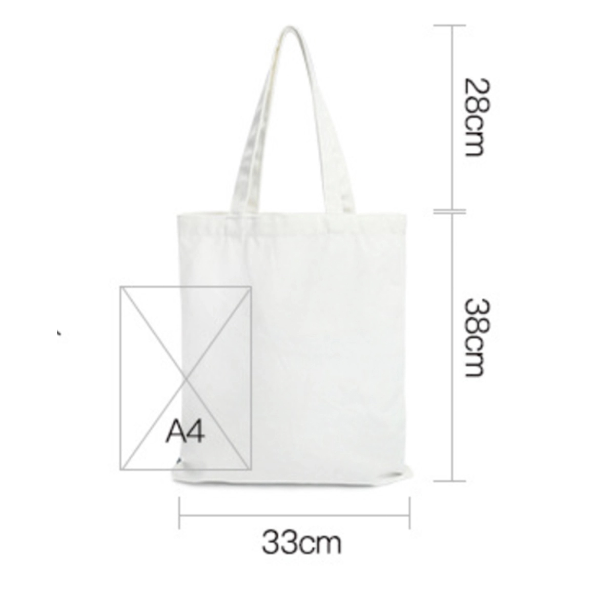 Canvas Tote Bag, custom tote bag with logo imprint 3