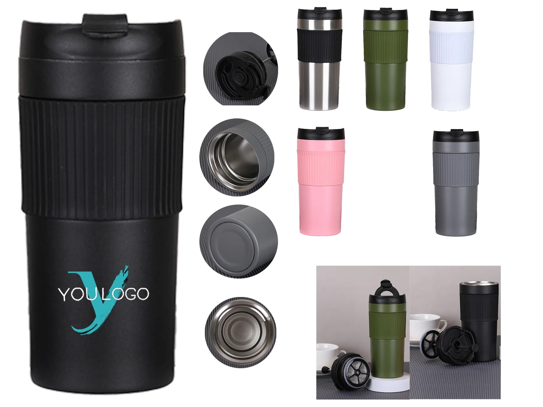 Portable 15Oz Coffee Cup 1