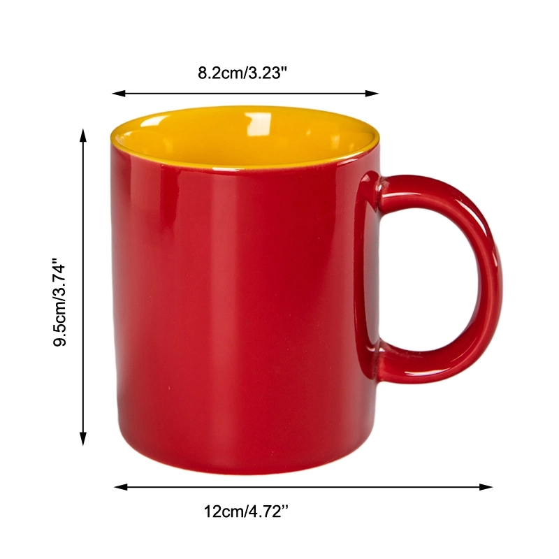 11 oz. Glossy Advertising Ceramic Mug 12