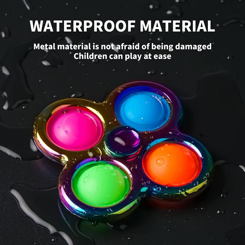 Four Bubbles Anti-stress Push Pop Sensory Fidget Spinner 6