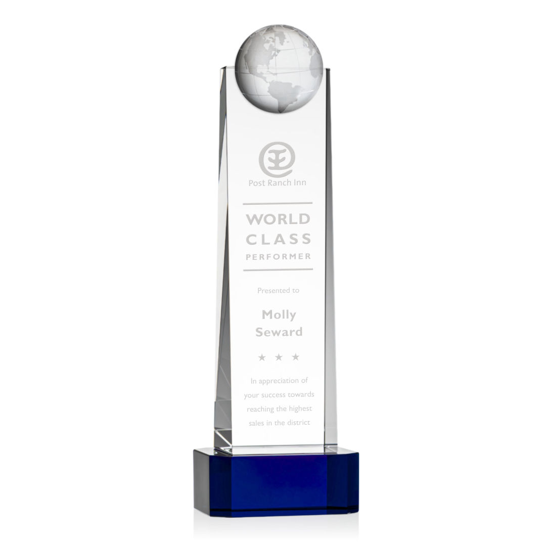 Sherbourne Globe Award on Base - Blue 2