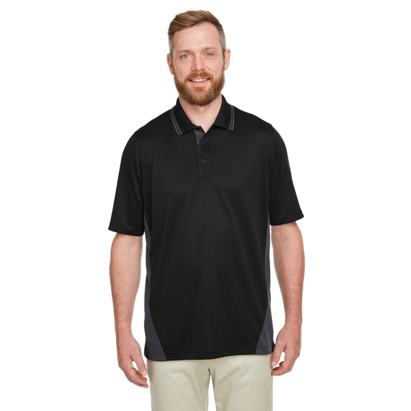 Harriton Men's Flash Snag Protection Plus IL Colorblock Polo 1