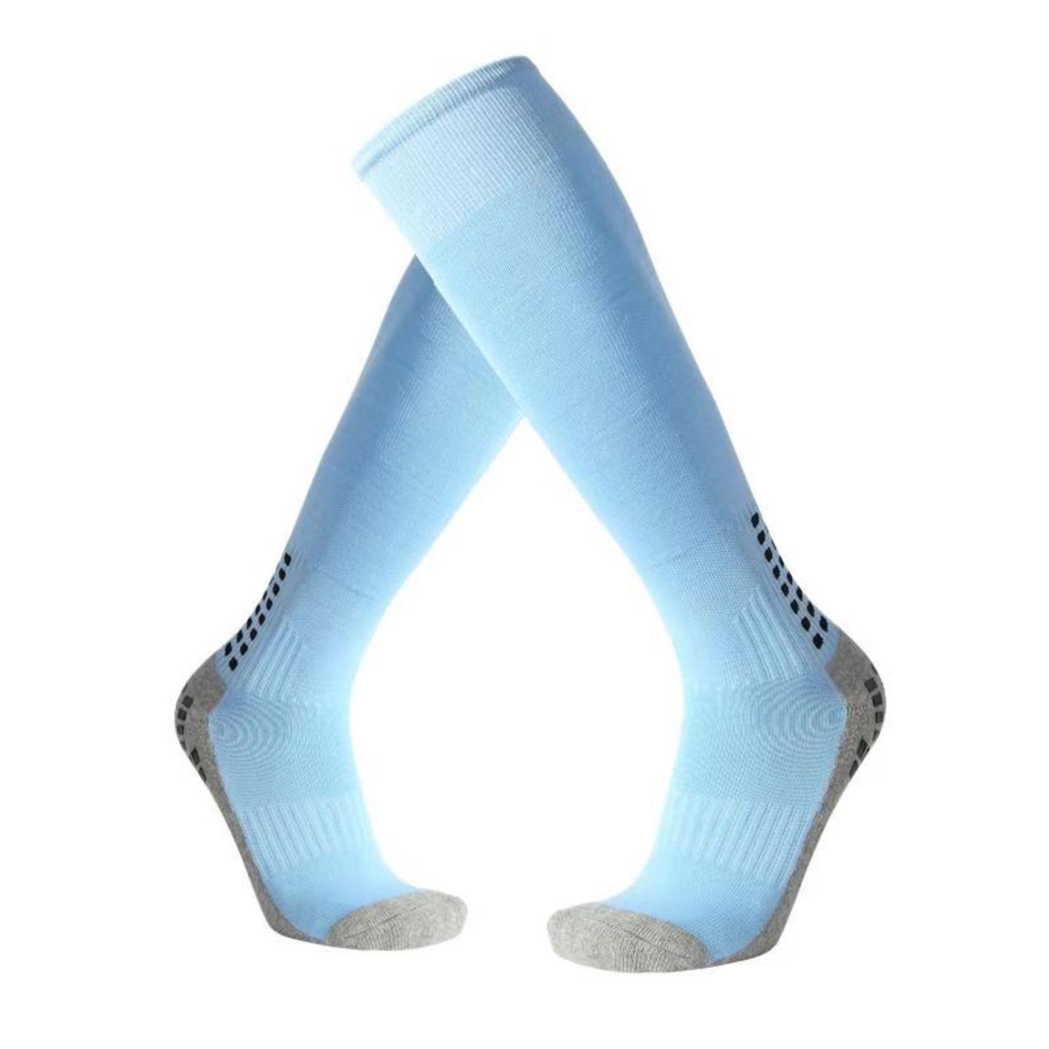 Cushioned knee high custom knit football socks, 144 needle 3
