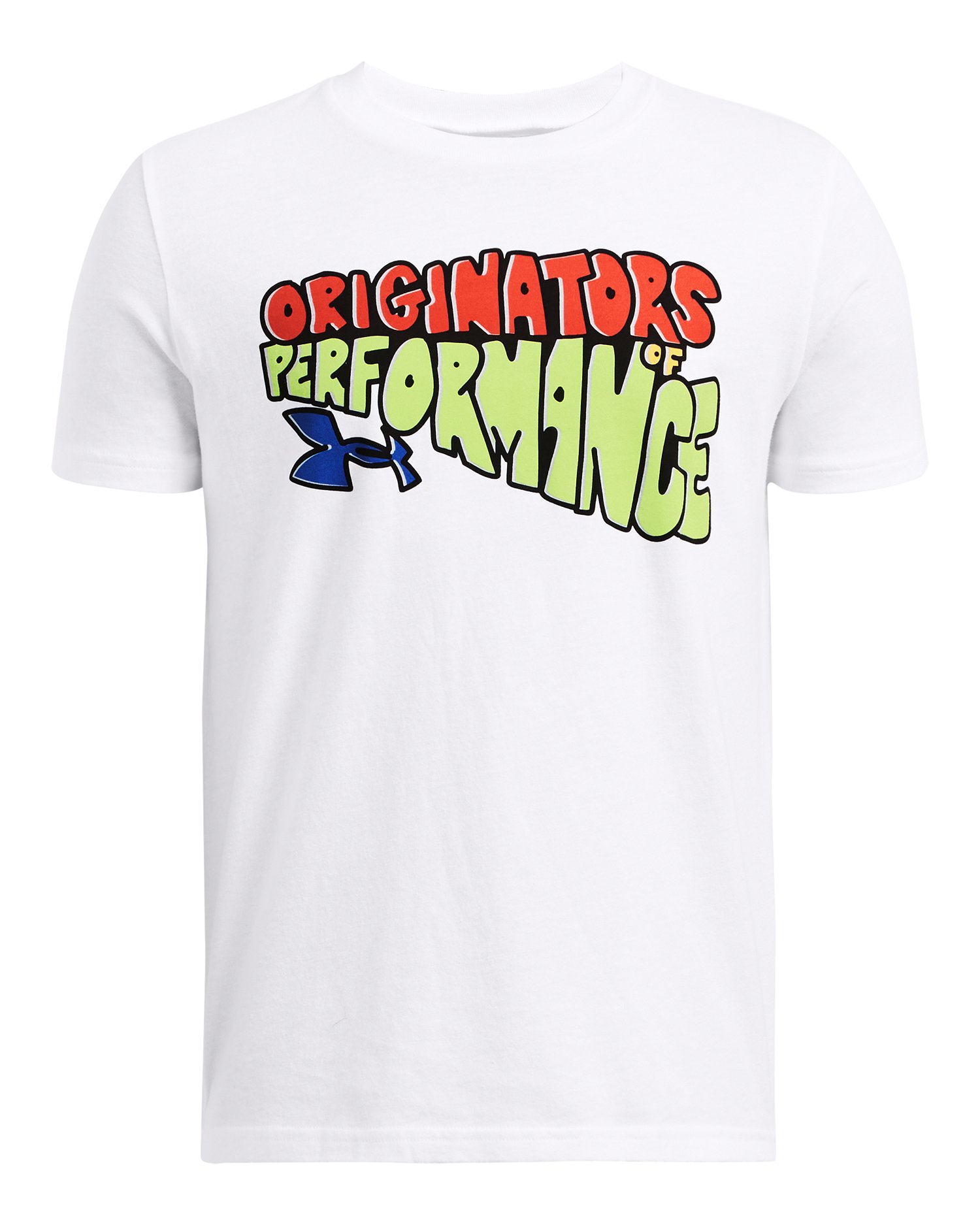 UA BTS Cartoon Wordmark Boys' Short Sleeve 2