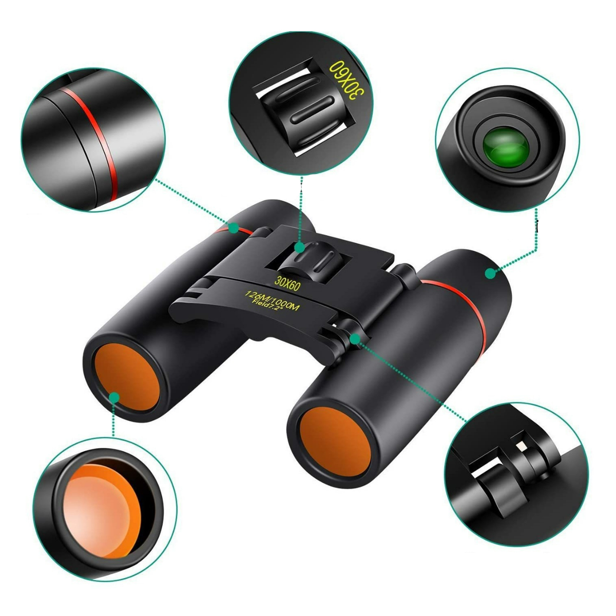 Compact Folding Binoculars 6