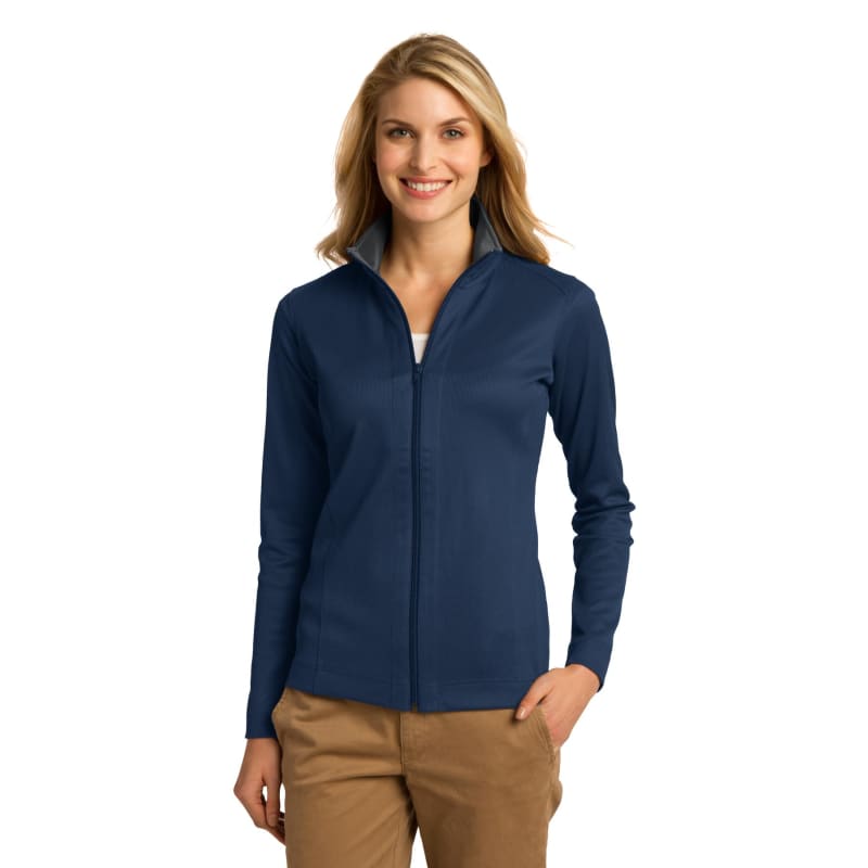 Port Authority Women's Vertical Texture Full-Zip Jacket. 14