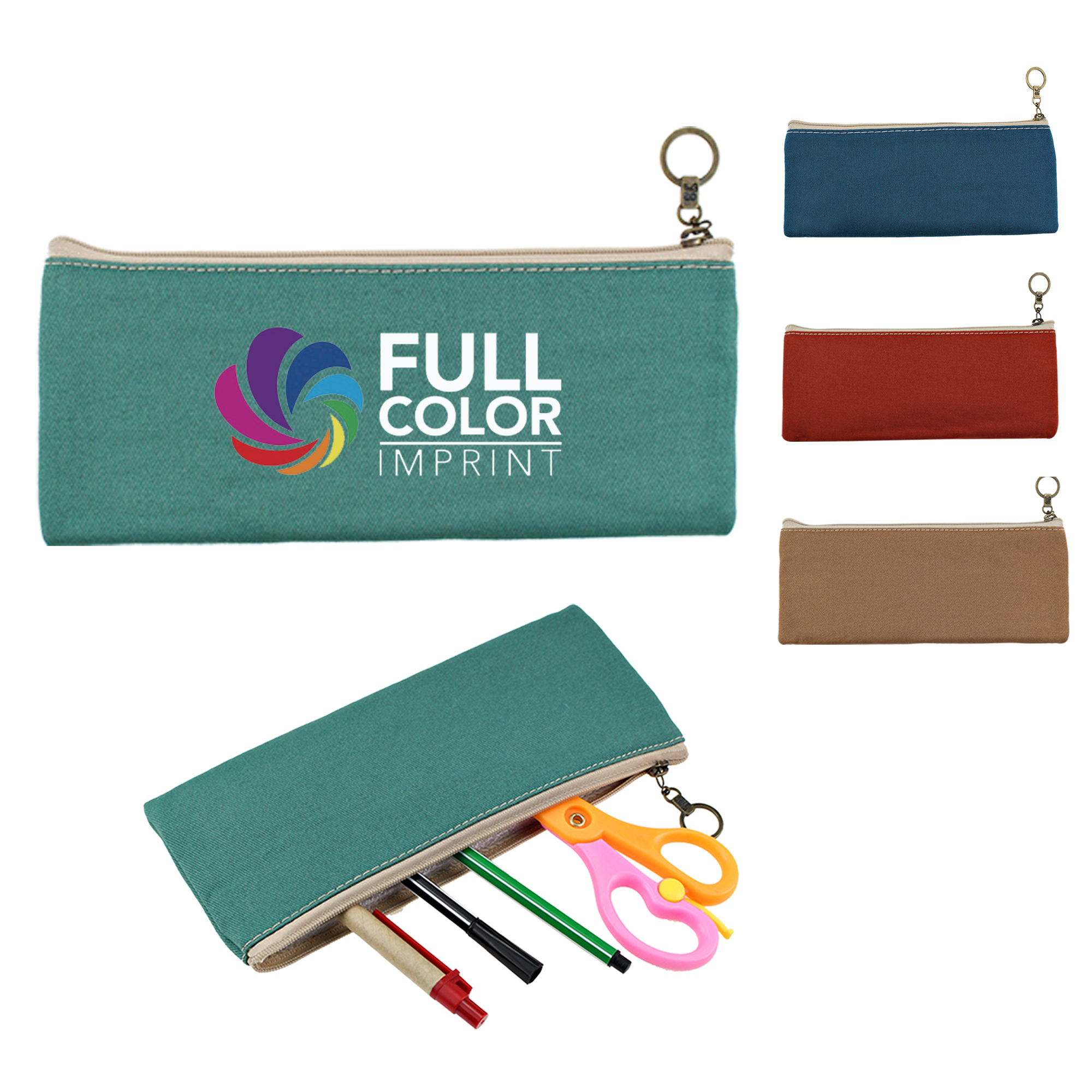MOQ:10pcs Promotional Student Pencil Bag 5