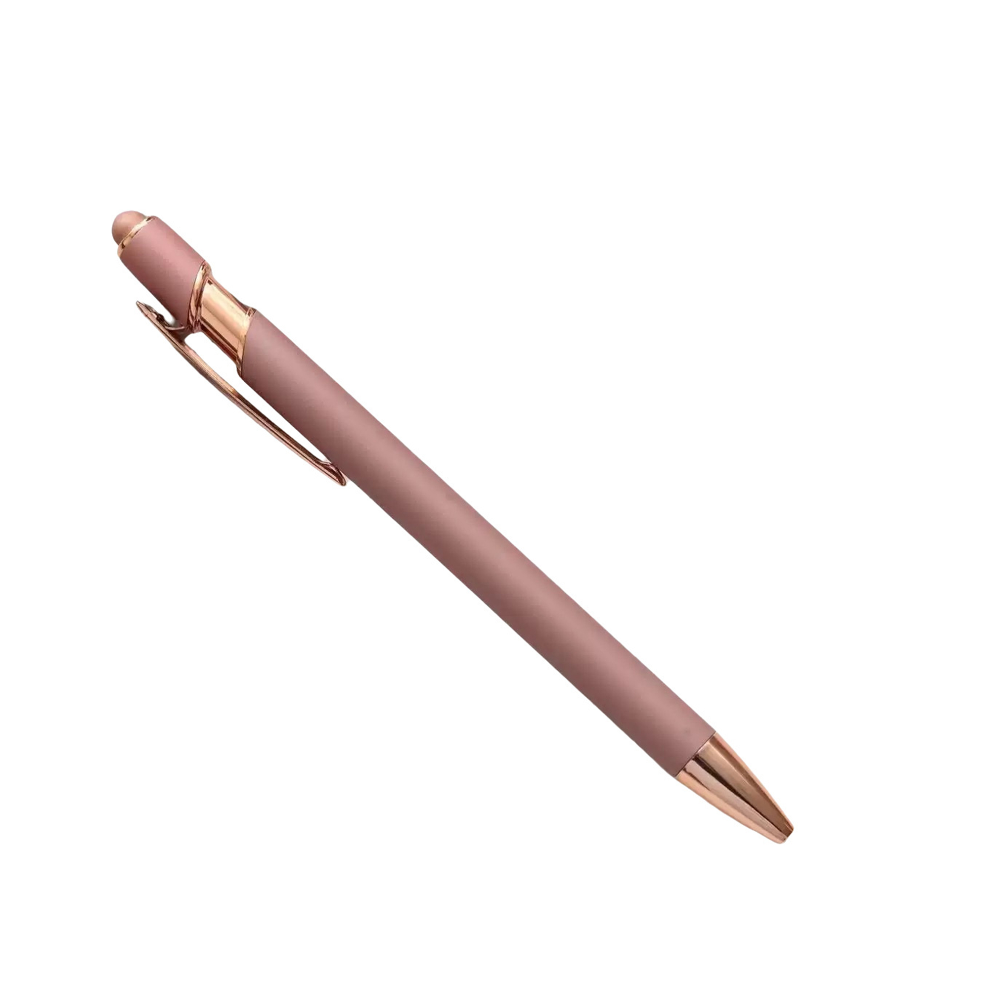 Aluminum Rod Ballpoint Pen With Retractable Press Design 25