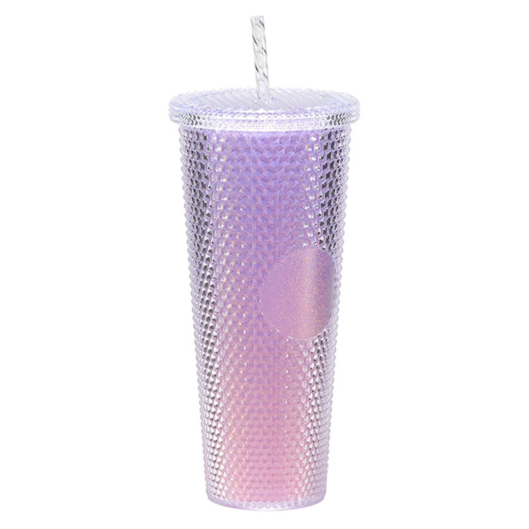 24oz Plastic Durian Cup with Straw 16