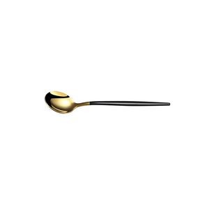 7.67 Inch Dual Color Golden Spoon With Round Head 31
