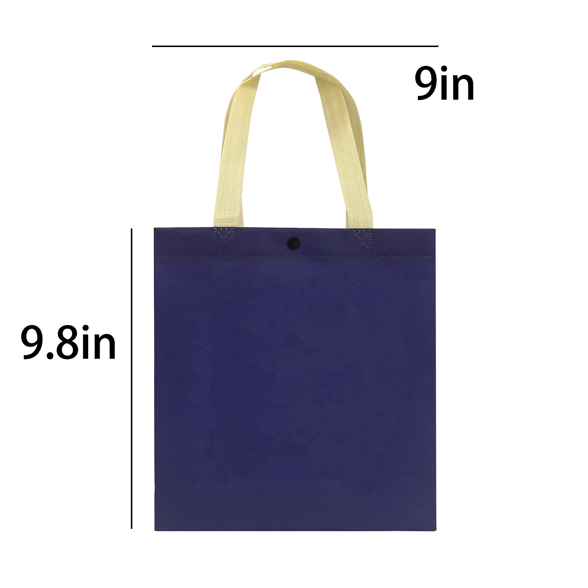 Custom Non-Woven Tote Bag with Concealed Closure 7