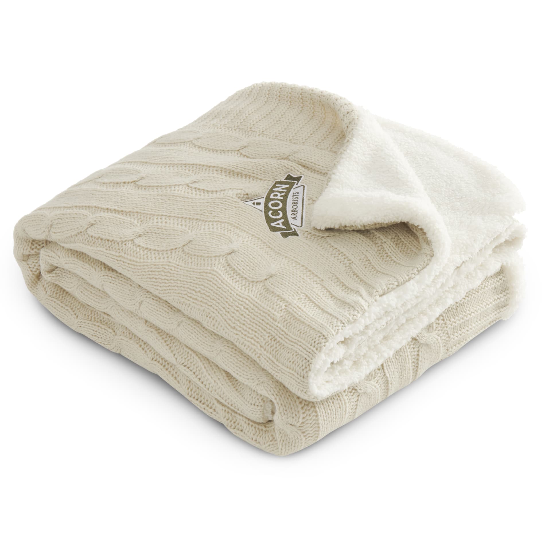 Field & Co.® Cable Knit Sherpa Blanket 59