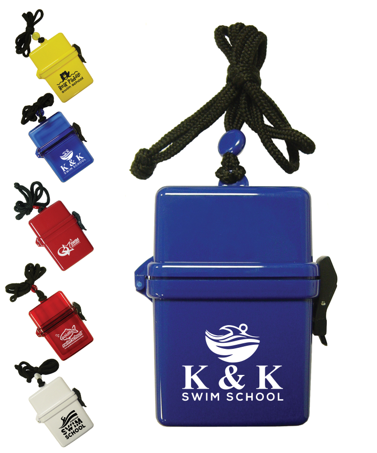 Waterproof Swim Box w/ Breakaway Neck Tote 1
